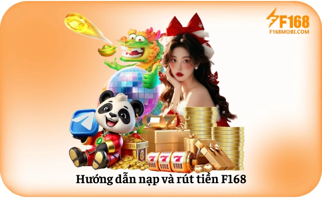 Nạp rút tiền F168 hỗ trợ đa kênh thanh toán tự động
